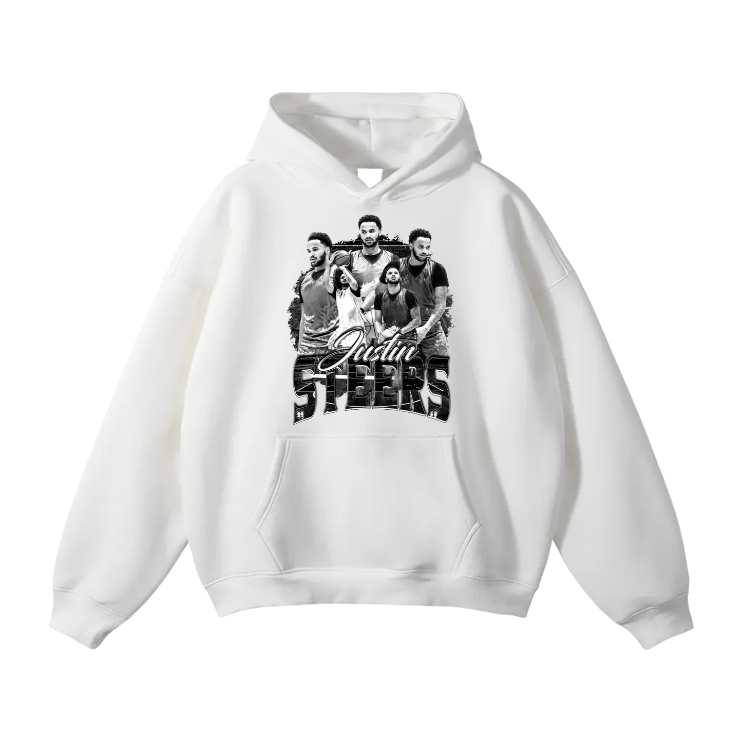 Justin Steers Oversize Fleeced Hoodie