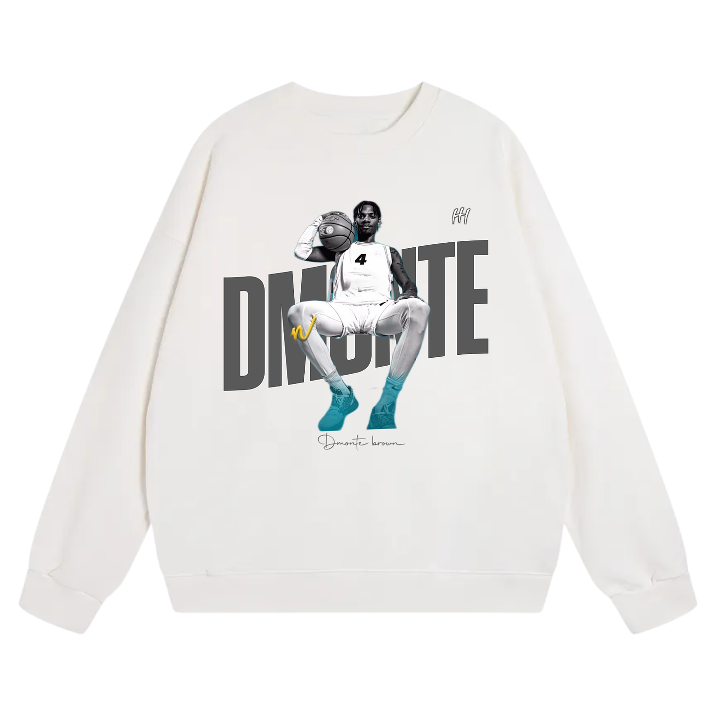 Dmonte Brown Heavyweight Crewneck Sweatshirt