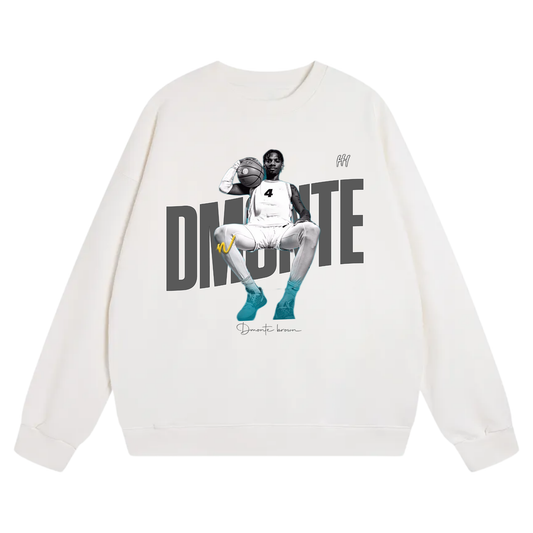 Dmonte Brown Heavyweight Crewneck Sweatshirt