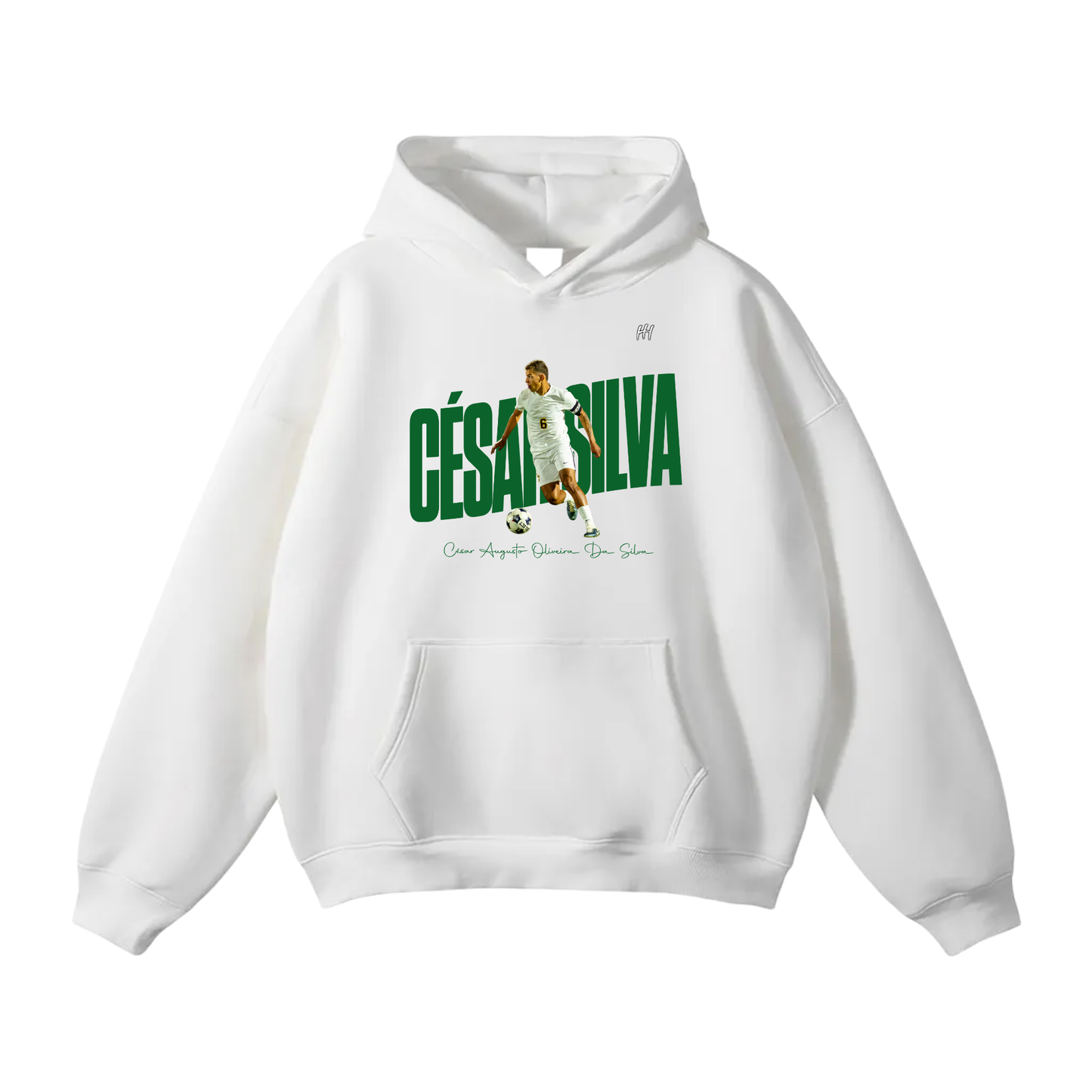 César Augusto Oliveira da Silva Oversize Fleeced Hoodie