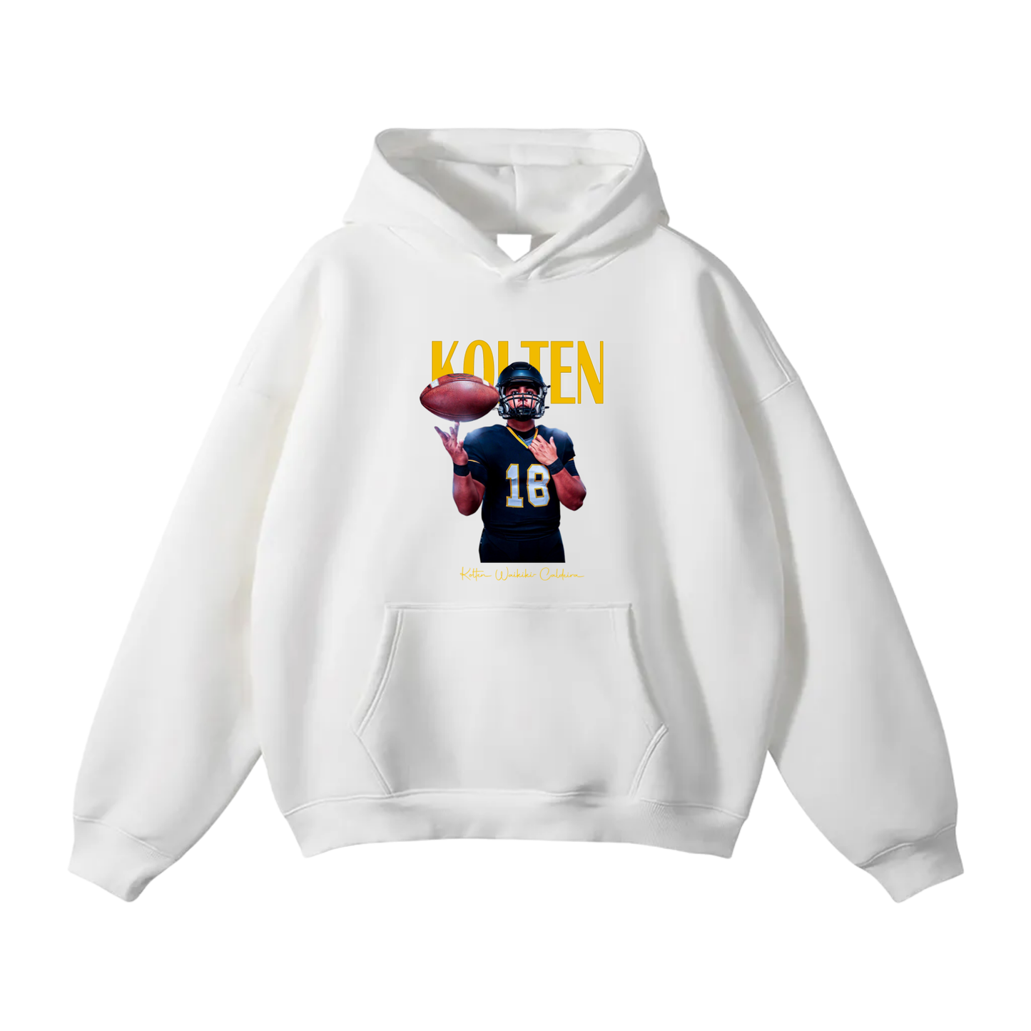Kolten Waikiki-Caldeira Oversize Fleeced Hoodie