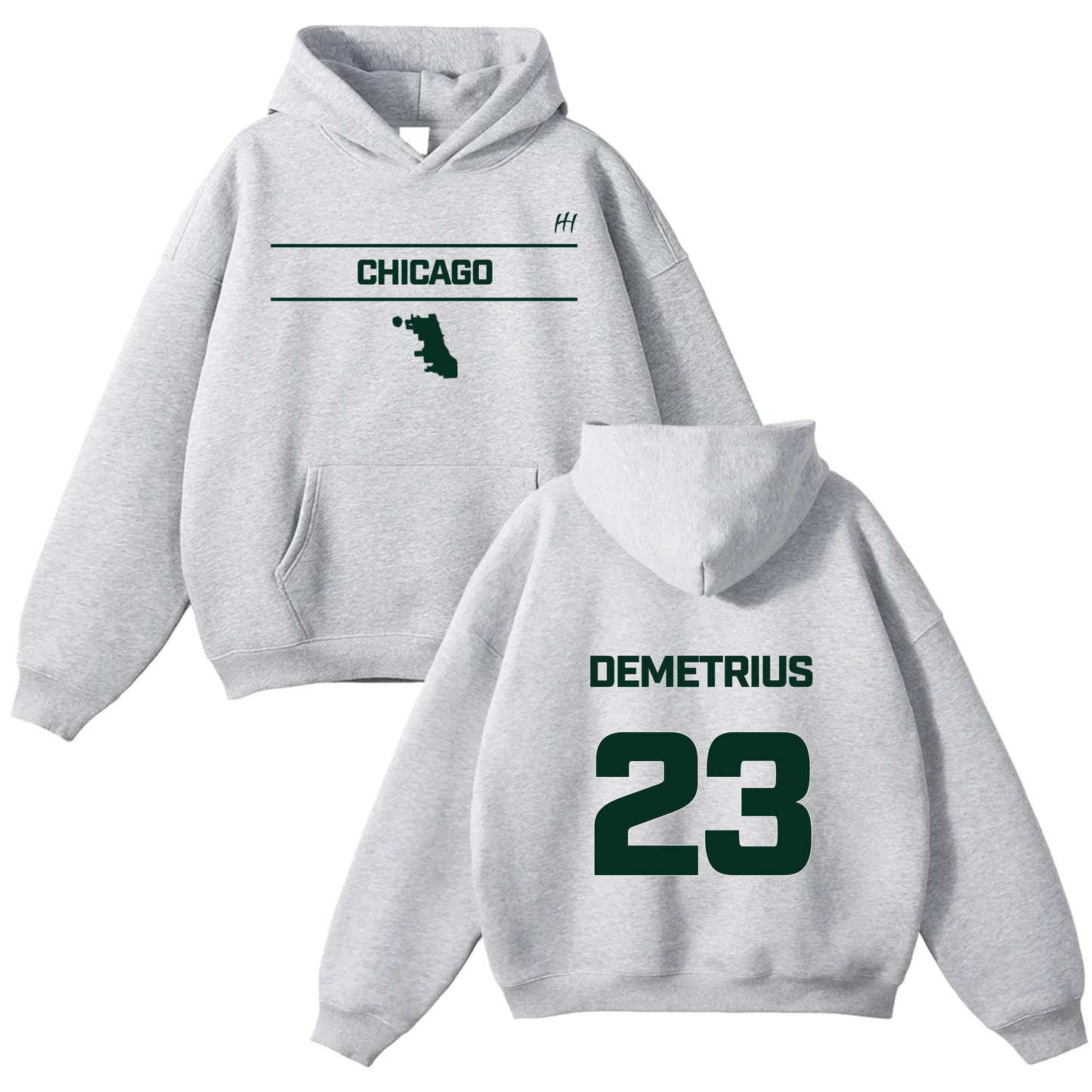 Demetrius Johnson Oversize Fleeced Hoodie