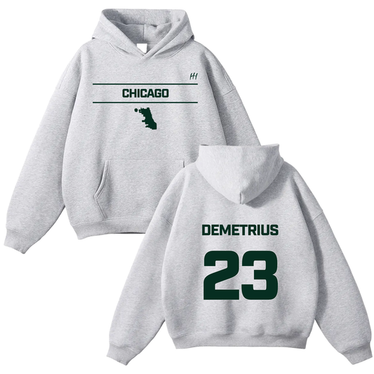 Demetrius Johnson Oversize Fleeced Hoodie