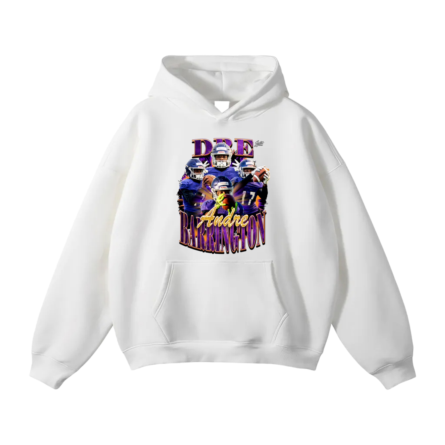 Andre Barrington Oversize Fleeced Hoodie