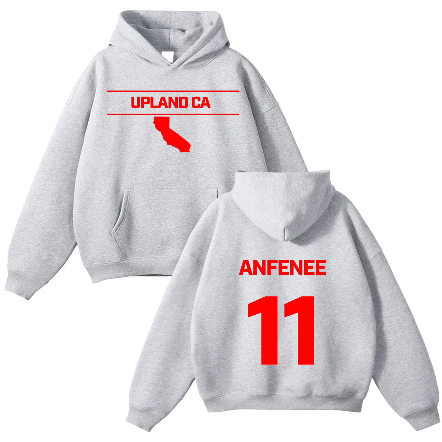 Anfenee Thrasher Oversize Fleeced Hoodie