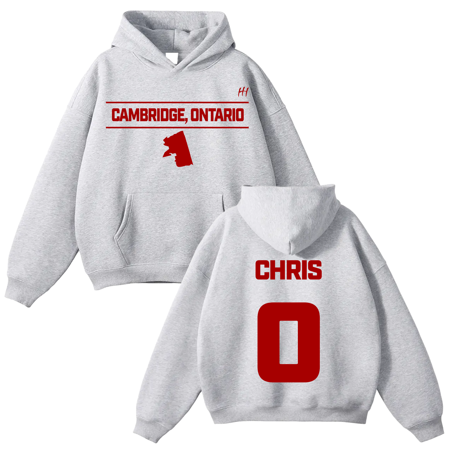 Christopher Brown Oversize Fleeced Hoodie