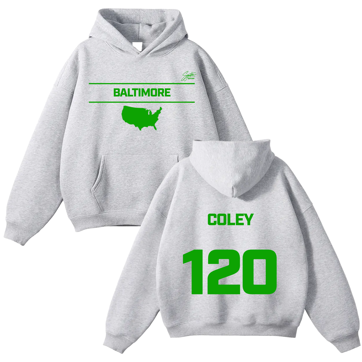 Sha’vion Coley Oversize Fleeced Hoodie