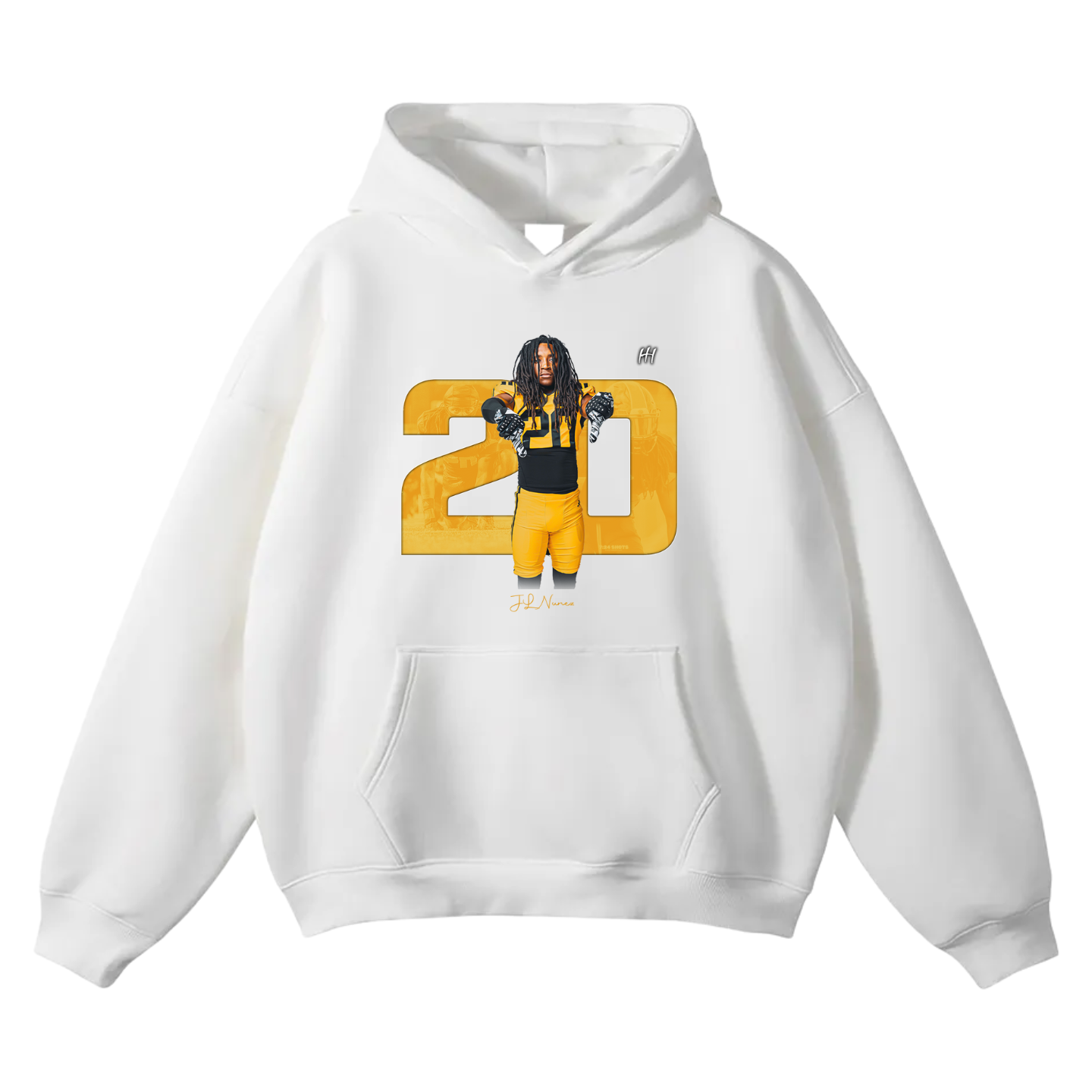 JL Nunez Oversize Fleeced Hoodie