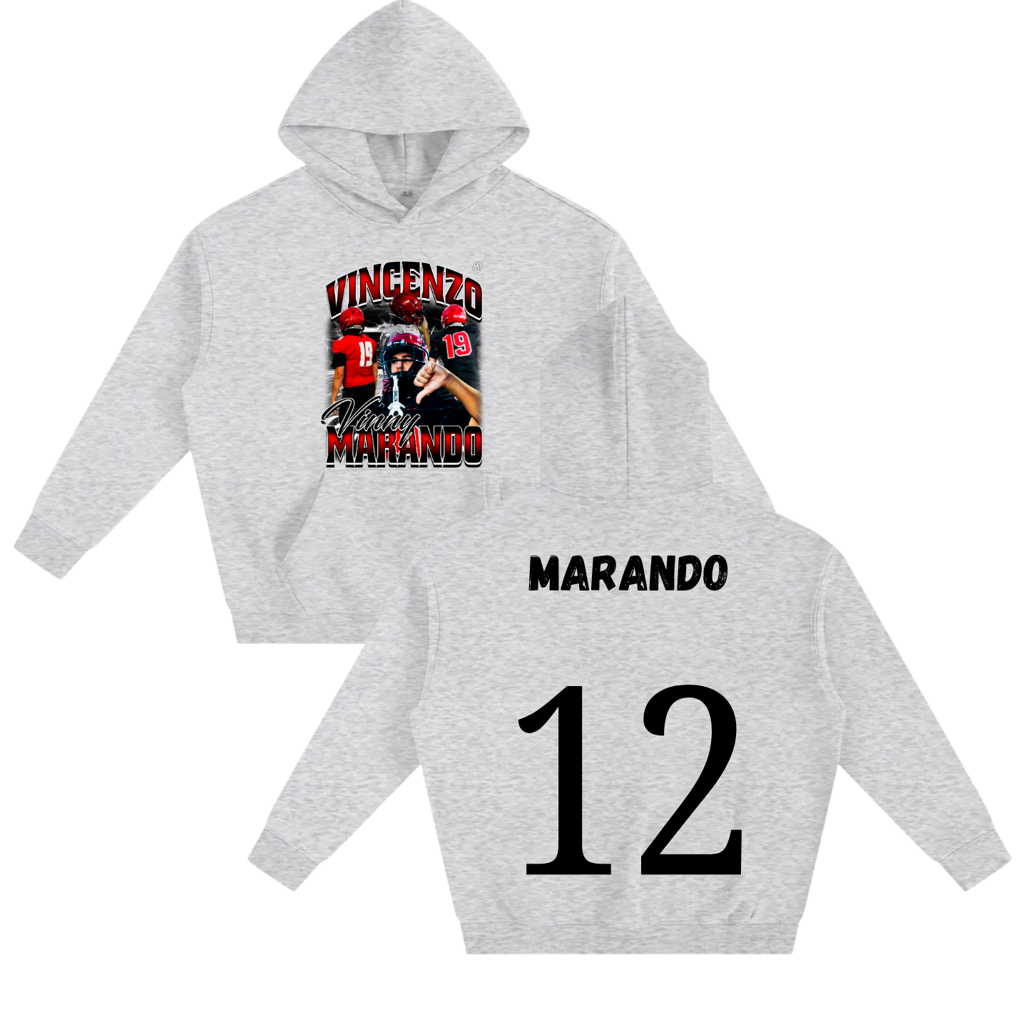 Vincenzo Marando Oversize Fleeced Hoodie