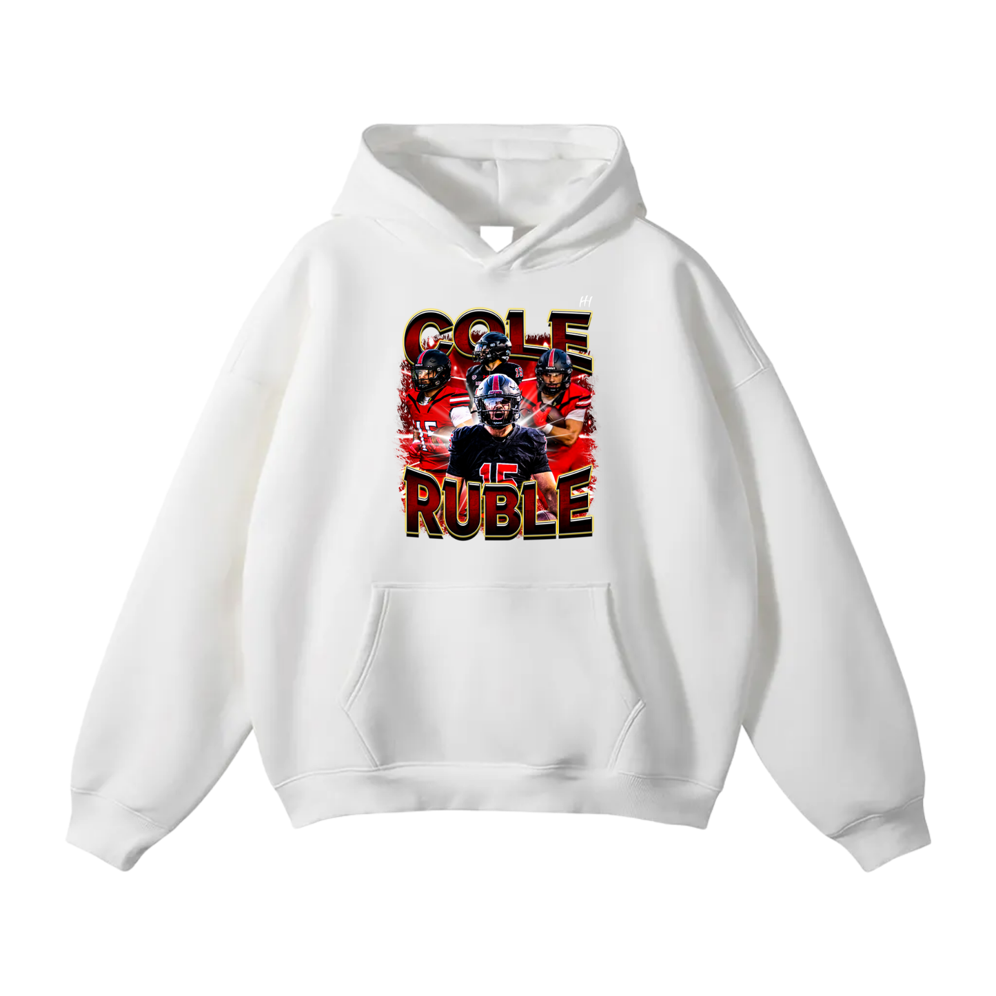 Cole Ruble Oversize Fleeced Hoodie