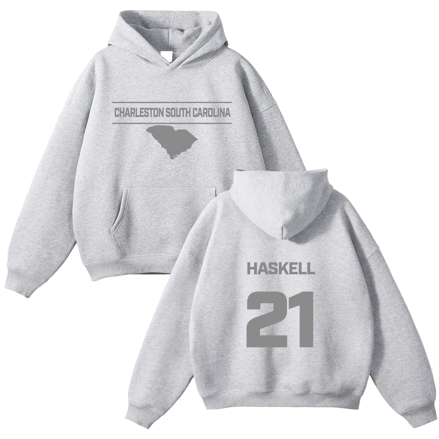 London Haskell Oversize Fleeced Hoodie