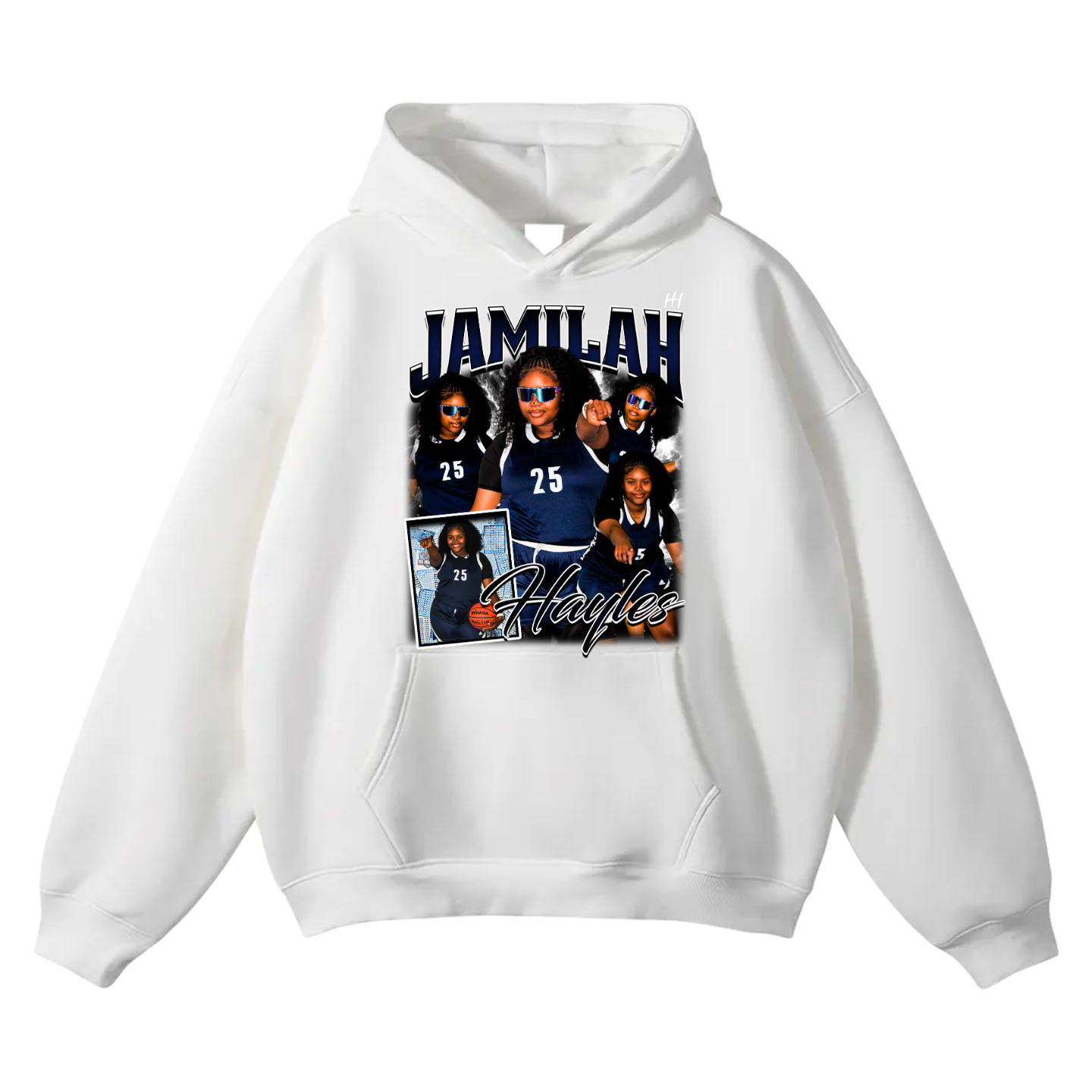 Jamilah Hayles Oversize Fleeced Hoodie