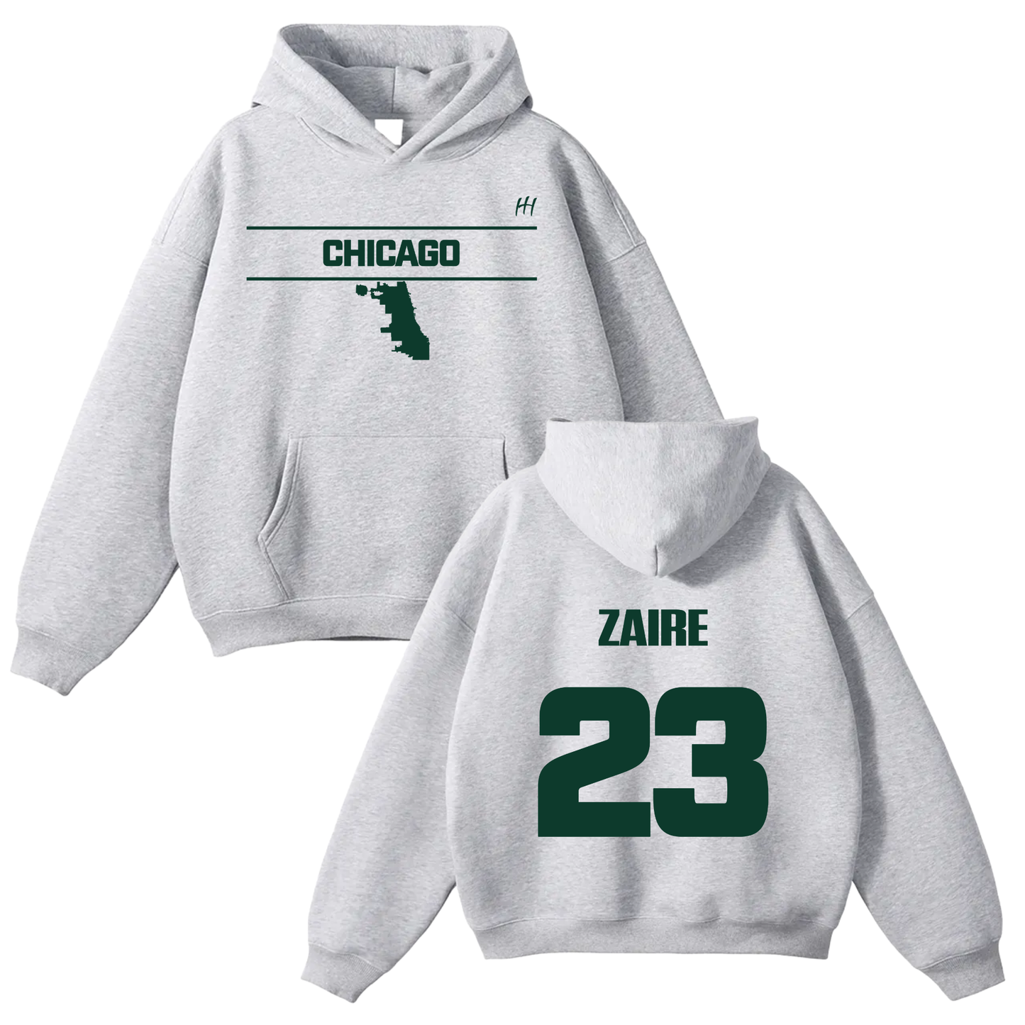 Zaire Keys Oversize Fleeced Hoodie