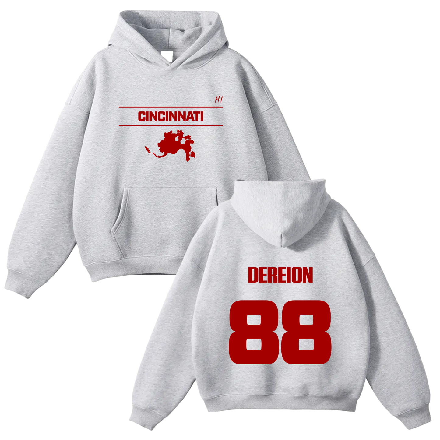 Dereion Oversize Fleeced Hoodie
