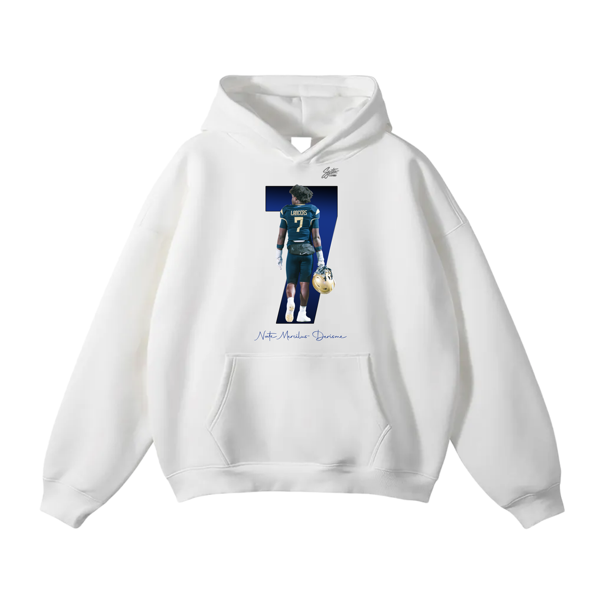 Nate Mercilus Derisme Oversize Fleeced Hoodie