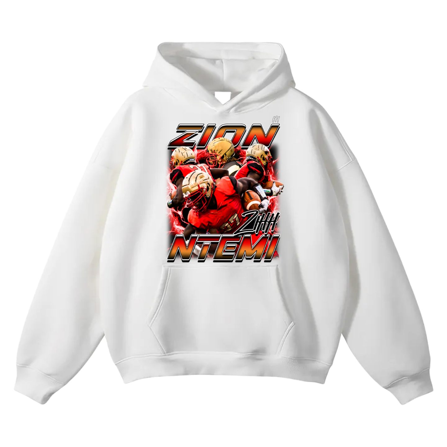 Zion Ntemi  Oversize Fleeced Hoodie