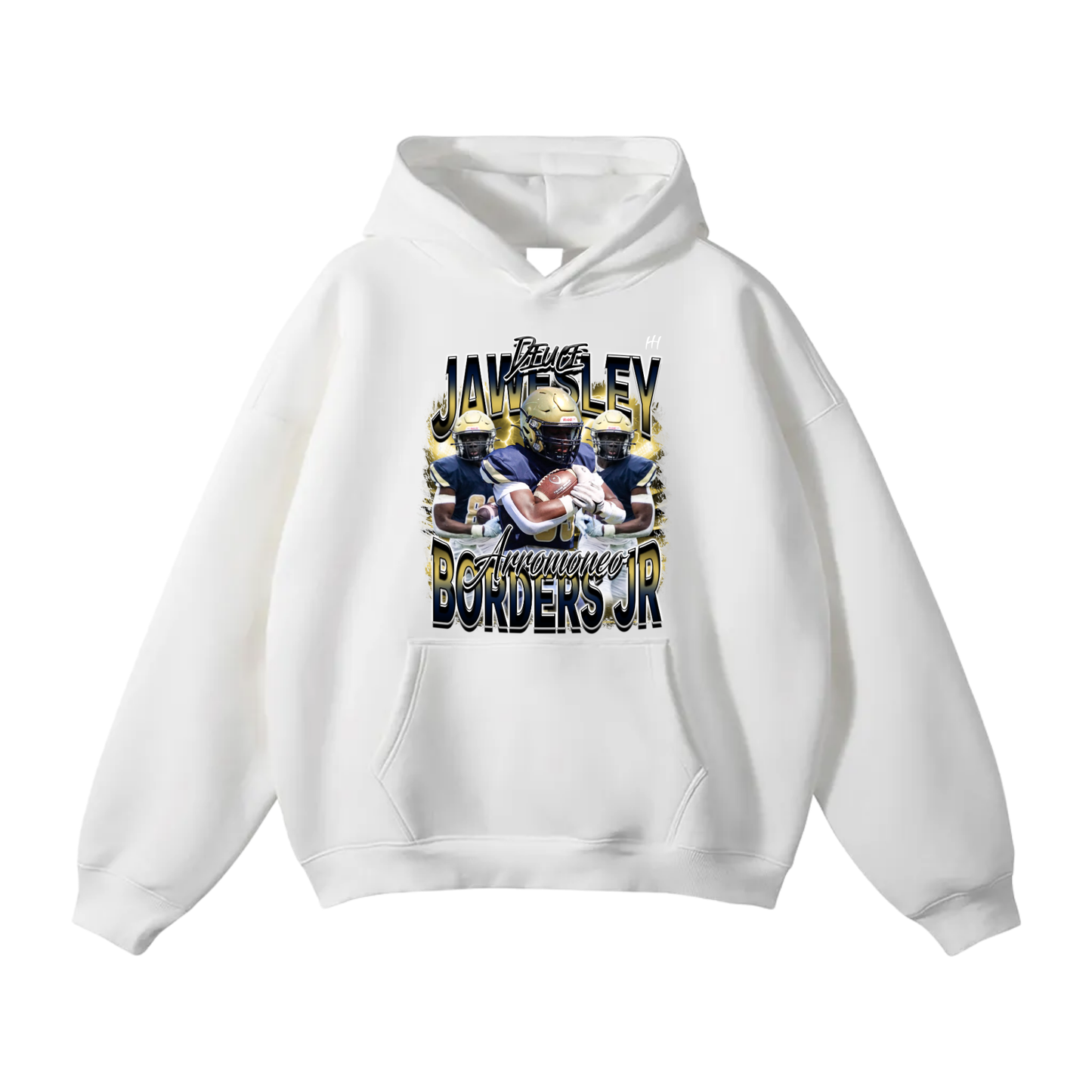 JaWesley Arromoneo Borders Jr Oversize Fleeced Hoodie