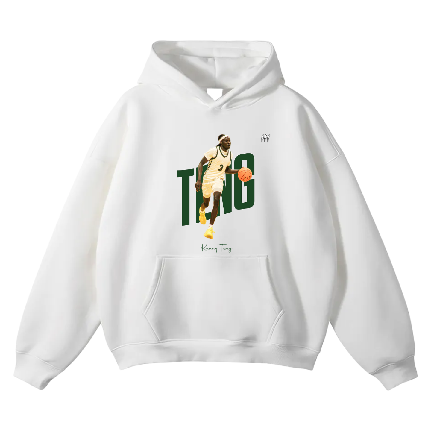 Kuany Teng Oversize Fleeced Hoodie