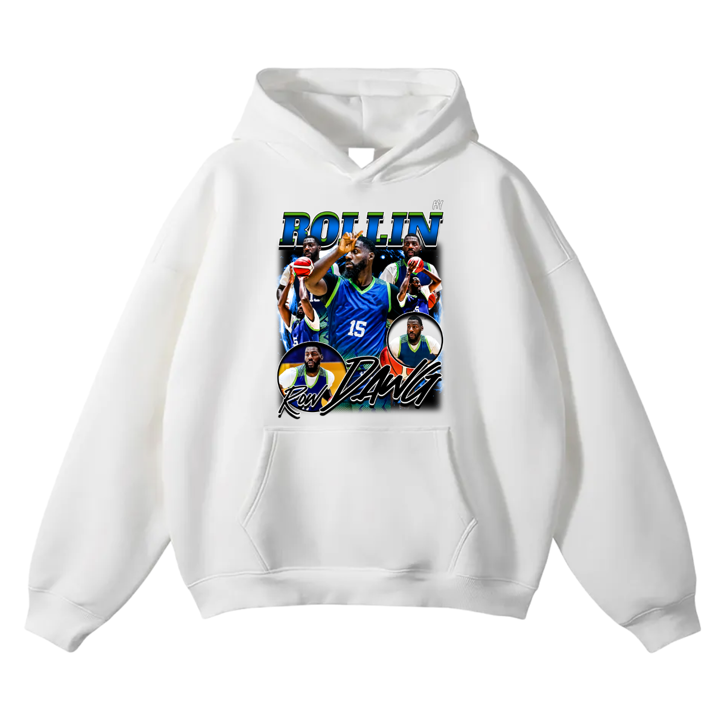 Rollin Bell Oversize Fleeced Hoodie