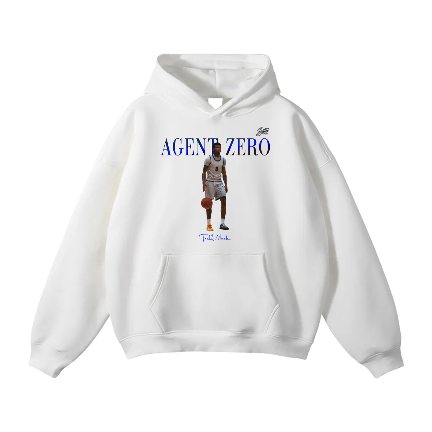 Trell Mark Oversize Fleeced Hoodie