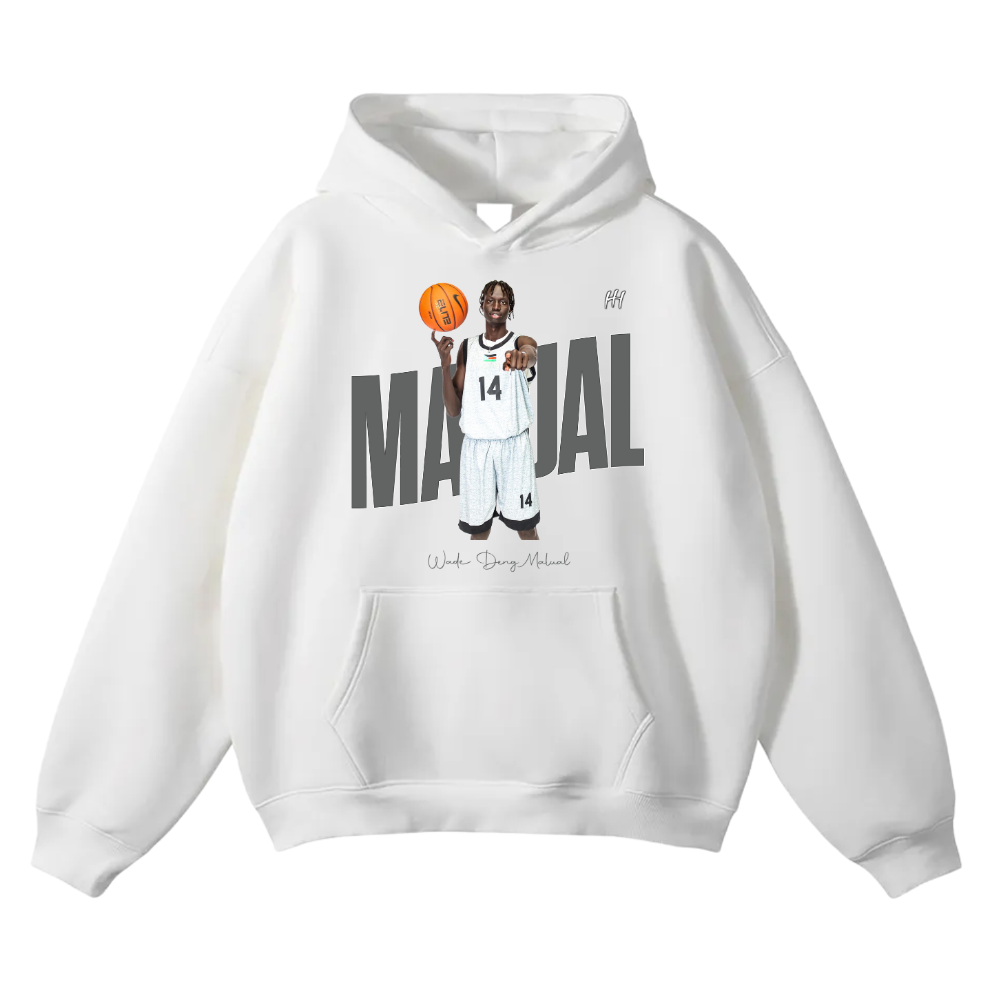 Wade Deng Malual Oversize Fleeced Hoodie