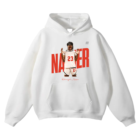 Kahmiyah Napier Oversize Fleeced Hoodie