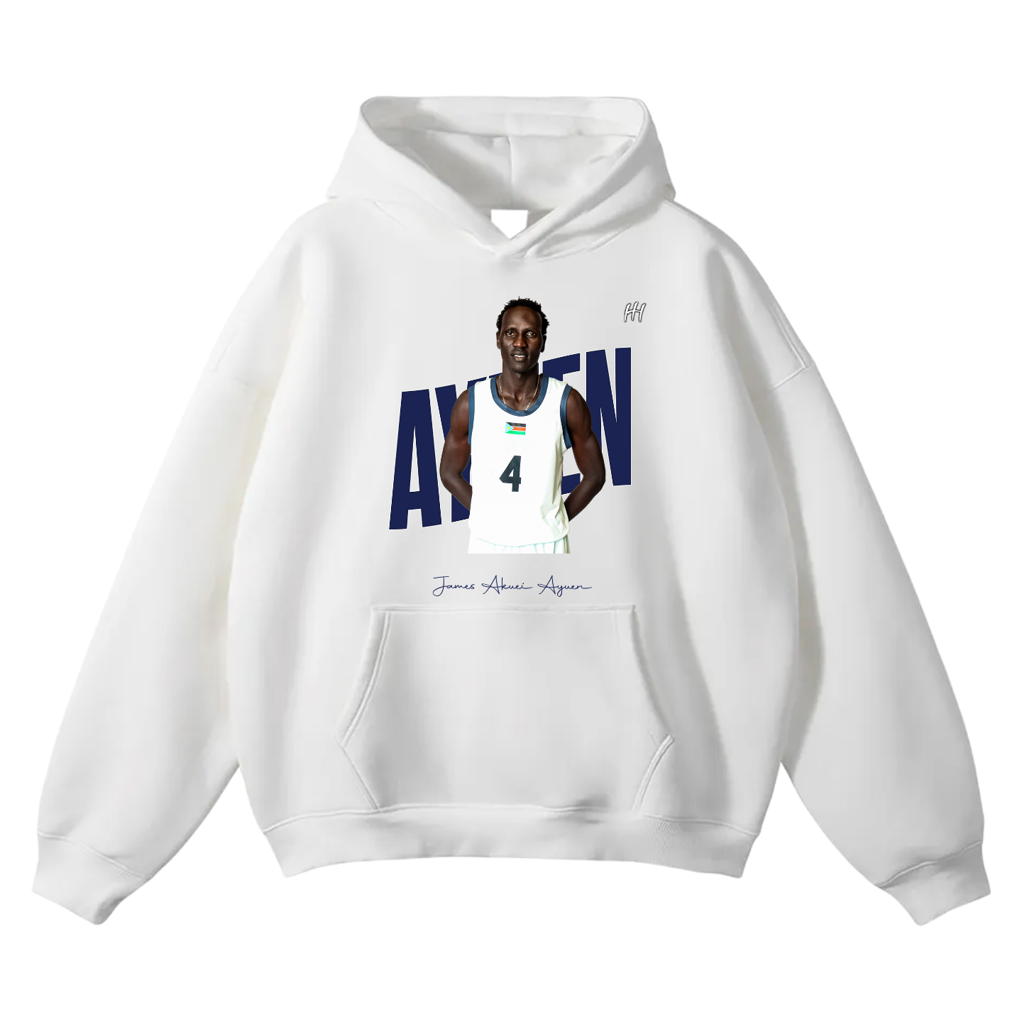 Akuei Ayuen Oversize Fleeced Hoodie