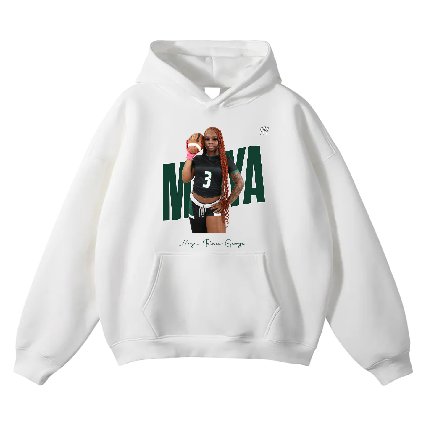 Maiya George Oversize Fleeced Hoodie