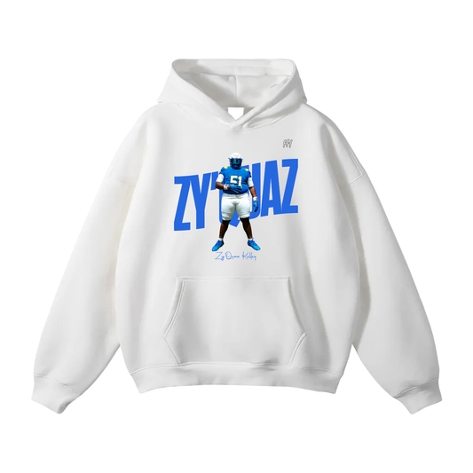 Zy'quaz Kelley Oversize Fleeced Hoodie