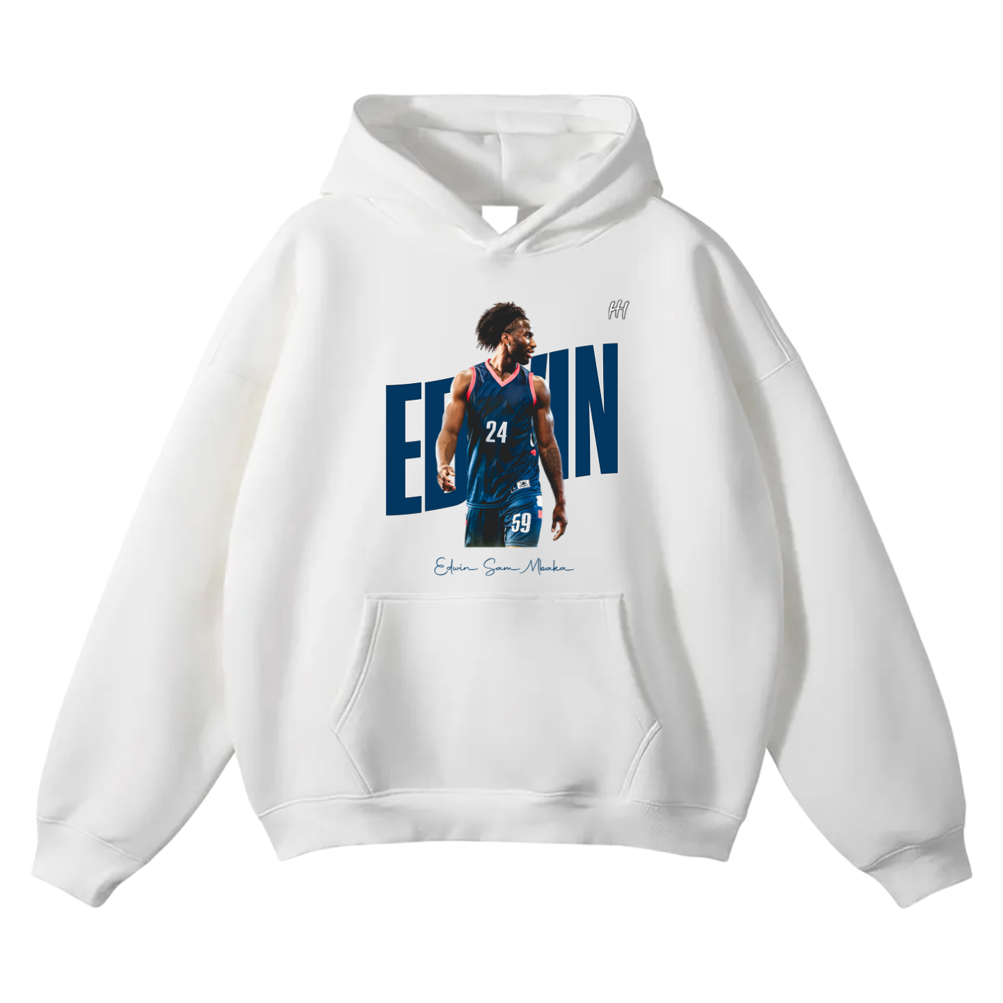 EDWIN SAM MBAKA Oversize Fleeced Hoodie
