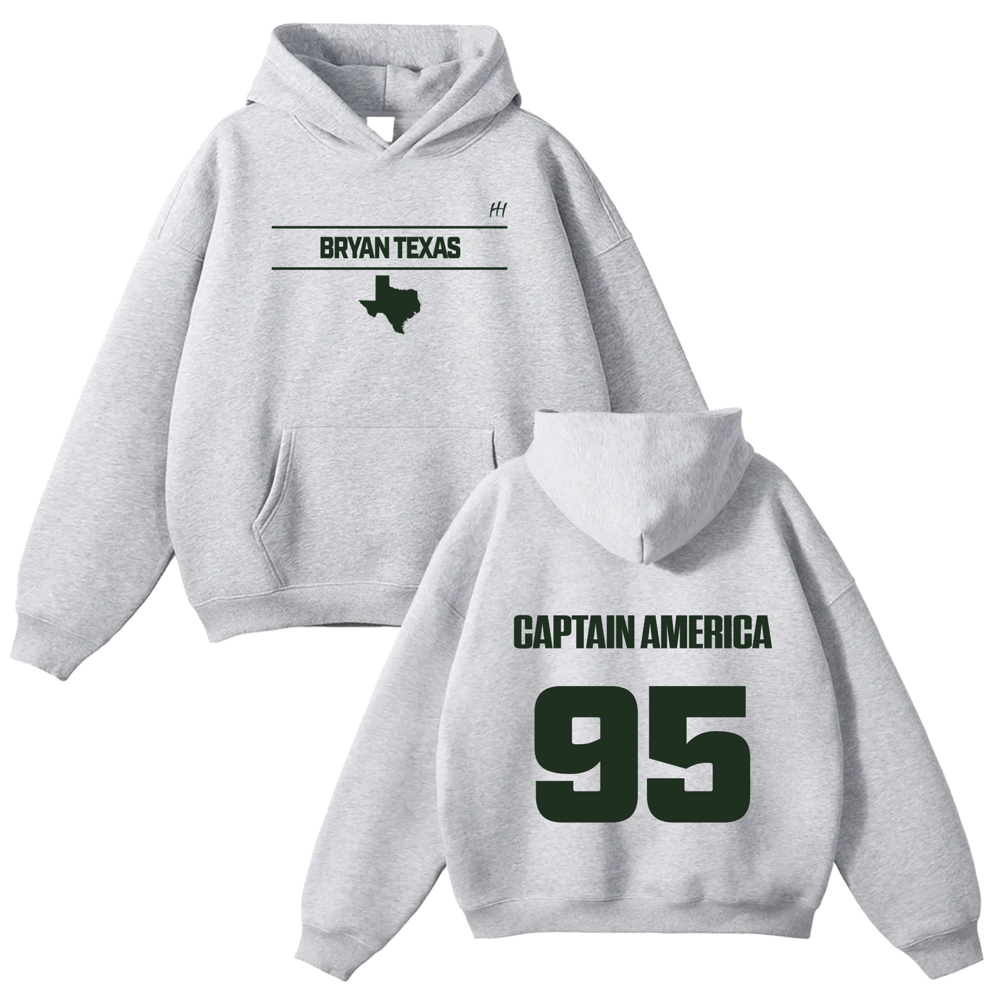 Cameron Phillips Oversize Fleeced Hoodie