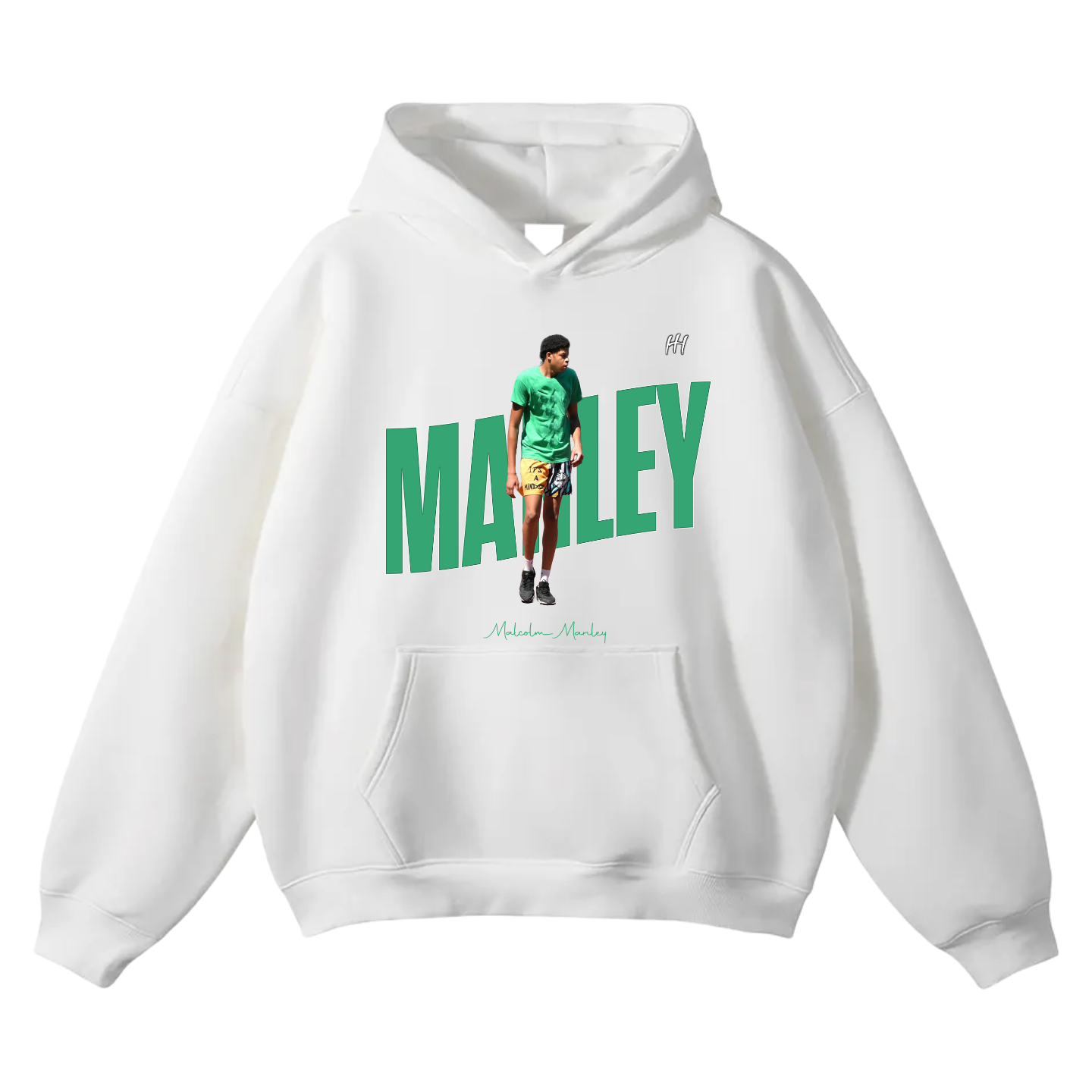 Malcolm Manley Oversize Fleeced Hoodie