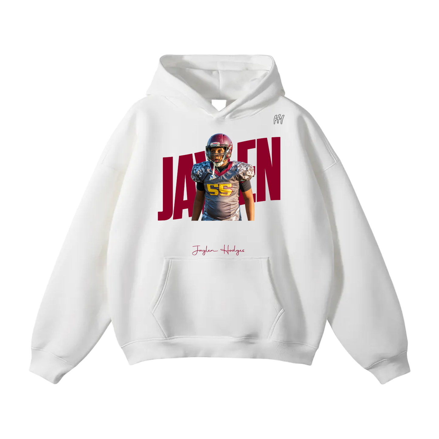 Jaylen Hodges Oversize Fleeced Hoodie