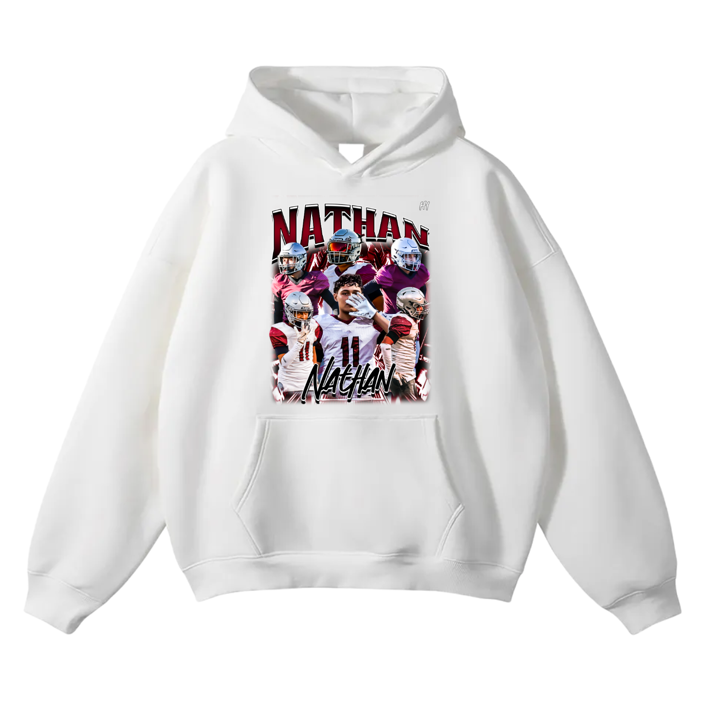 Nathan Nanez Oversize Fleeced Hoodie