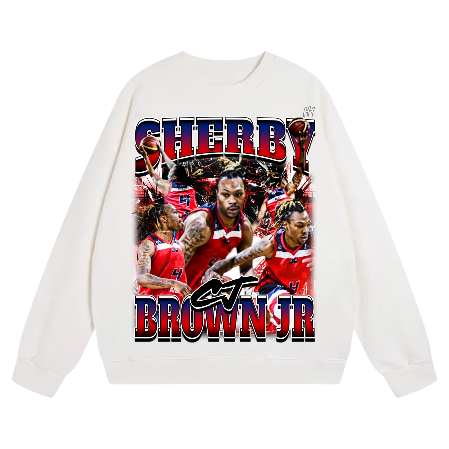 Sherby Brown Jr Heavyweight Crewneck Sweatshirt