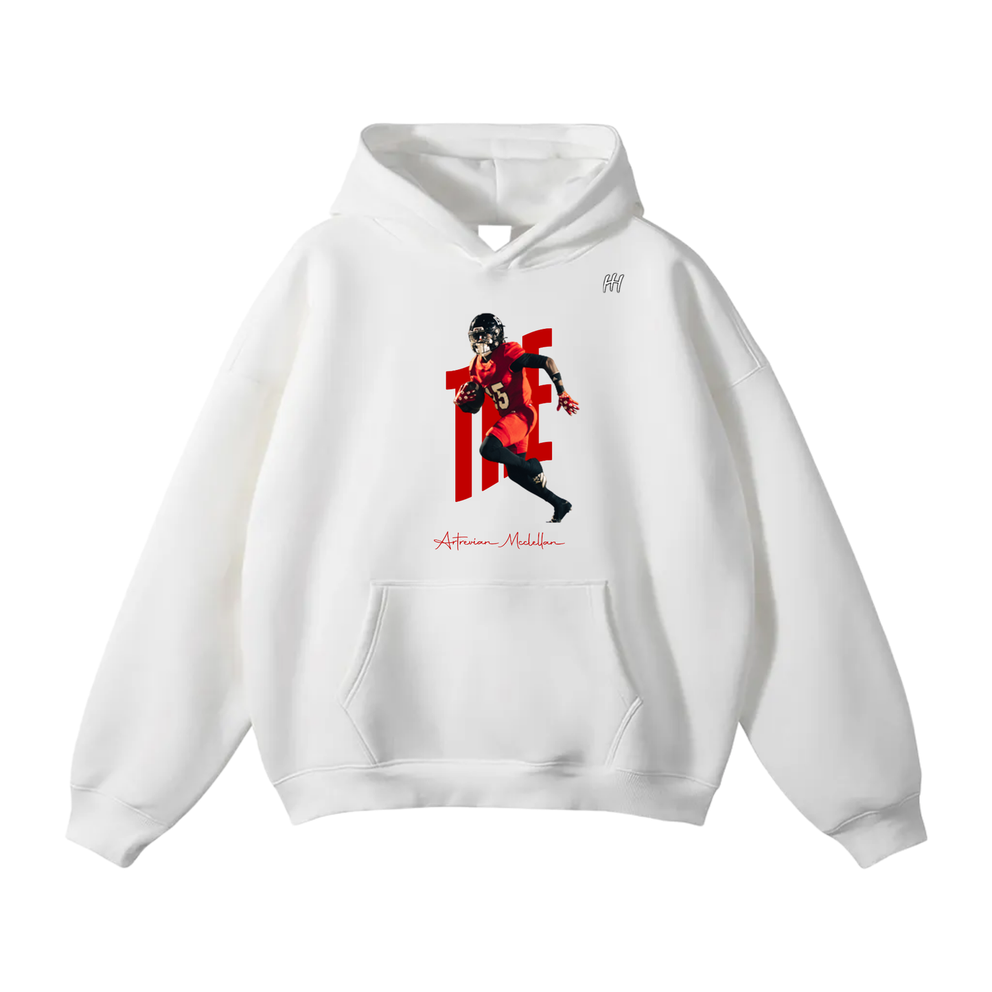 Artrevian Mcclellan Oversize Fleeced Hoodie