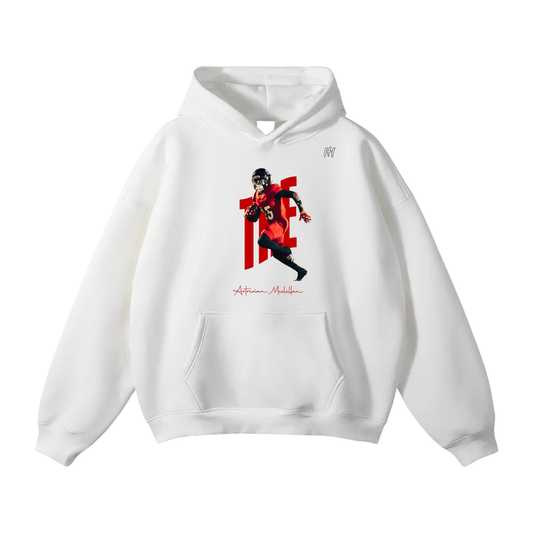 Artrevian Mcclellan Oversize Fleeced Hoodie