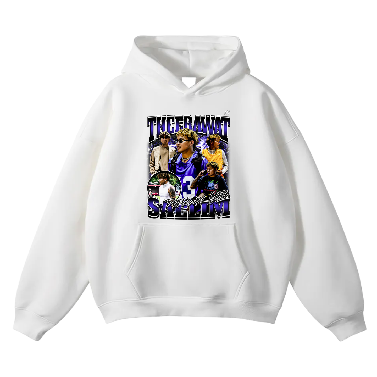 Theerawat Saelim Oversize Fleeced Hoodie