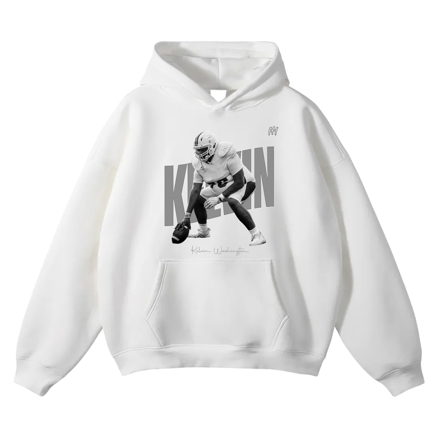 Kelvin Washington Oversize Fleeced Hoodie
