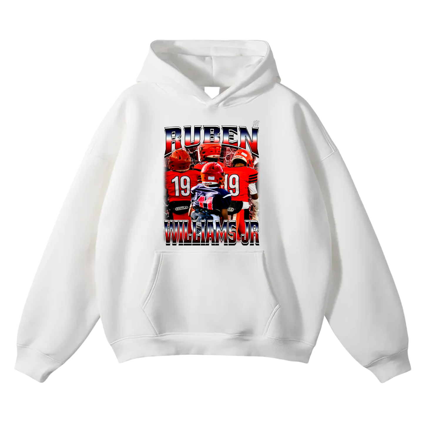 Ruben Williams Jr Oversize Fleeced Hoodie