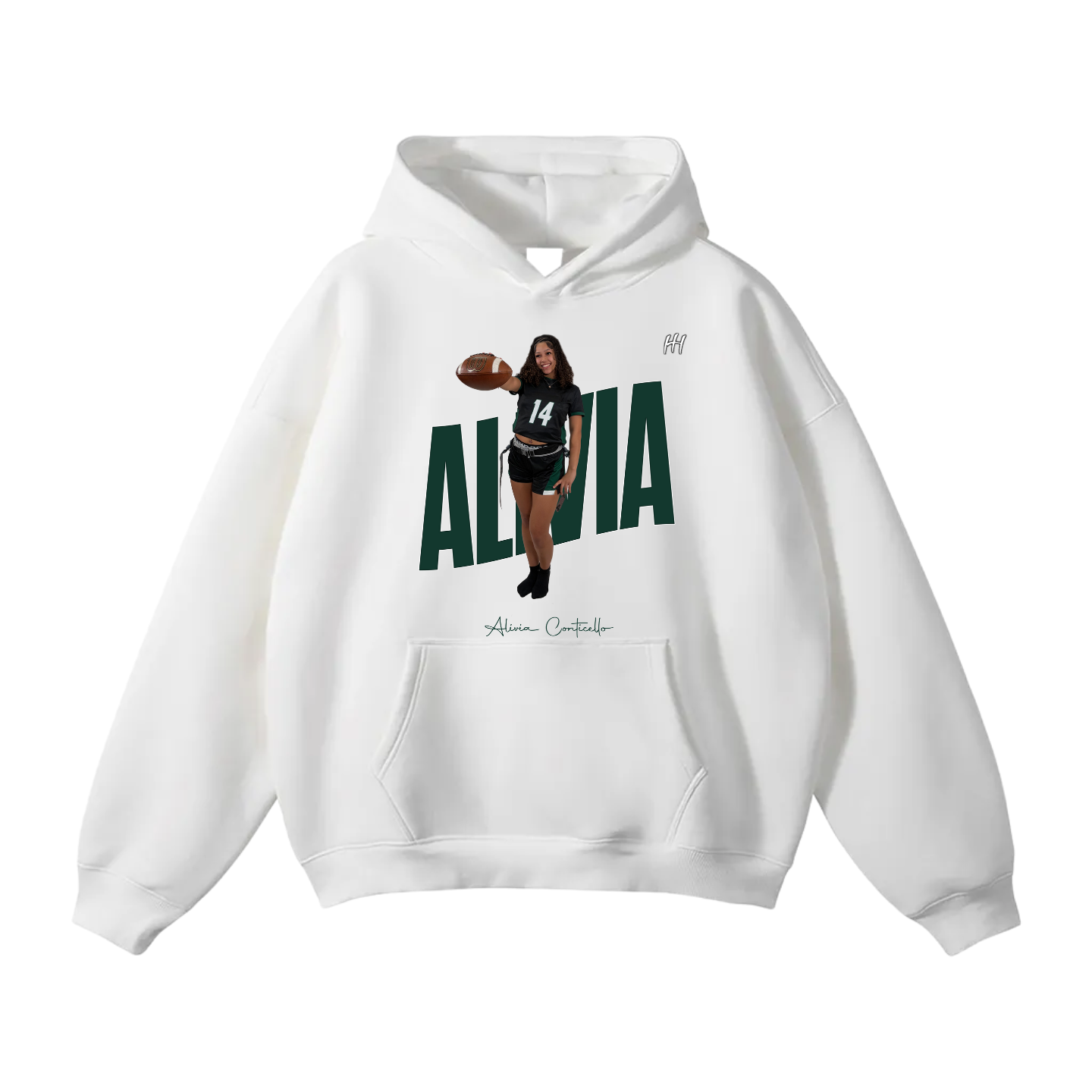 Alivia Conticello Oversize Fleeced Hoodie