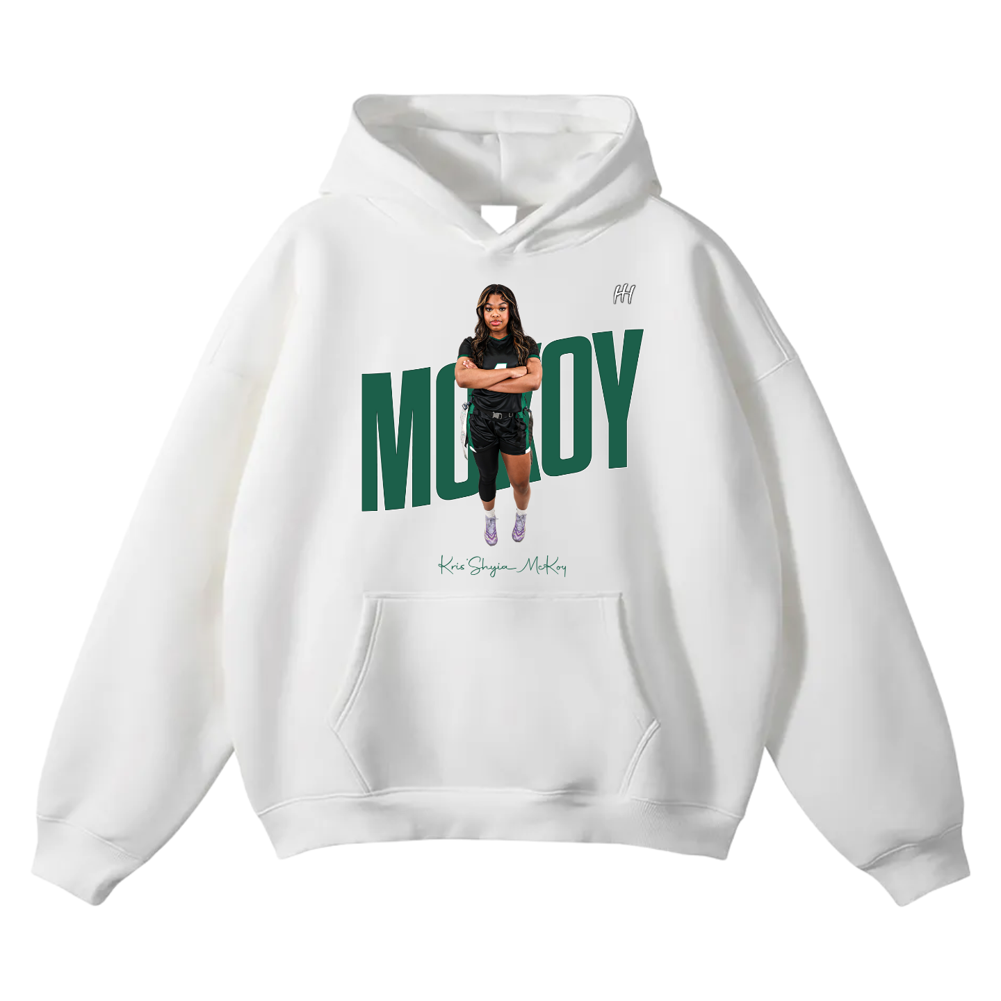 Kris'shiya Oversize Fleeced Hoodie