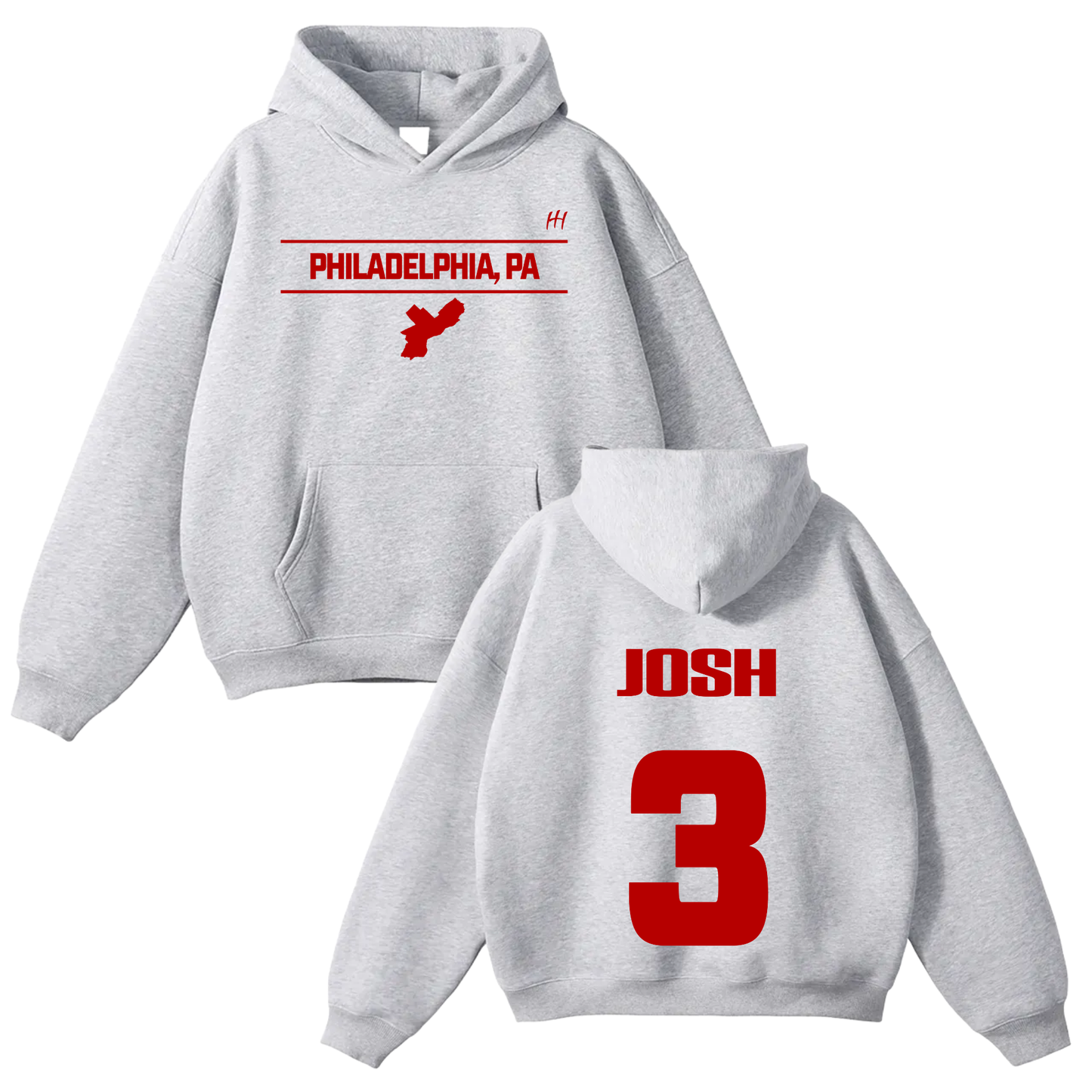 Josh Sharkey Oversize Fleeced Hoodie