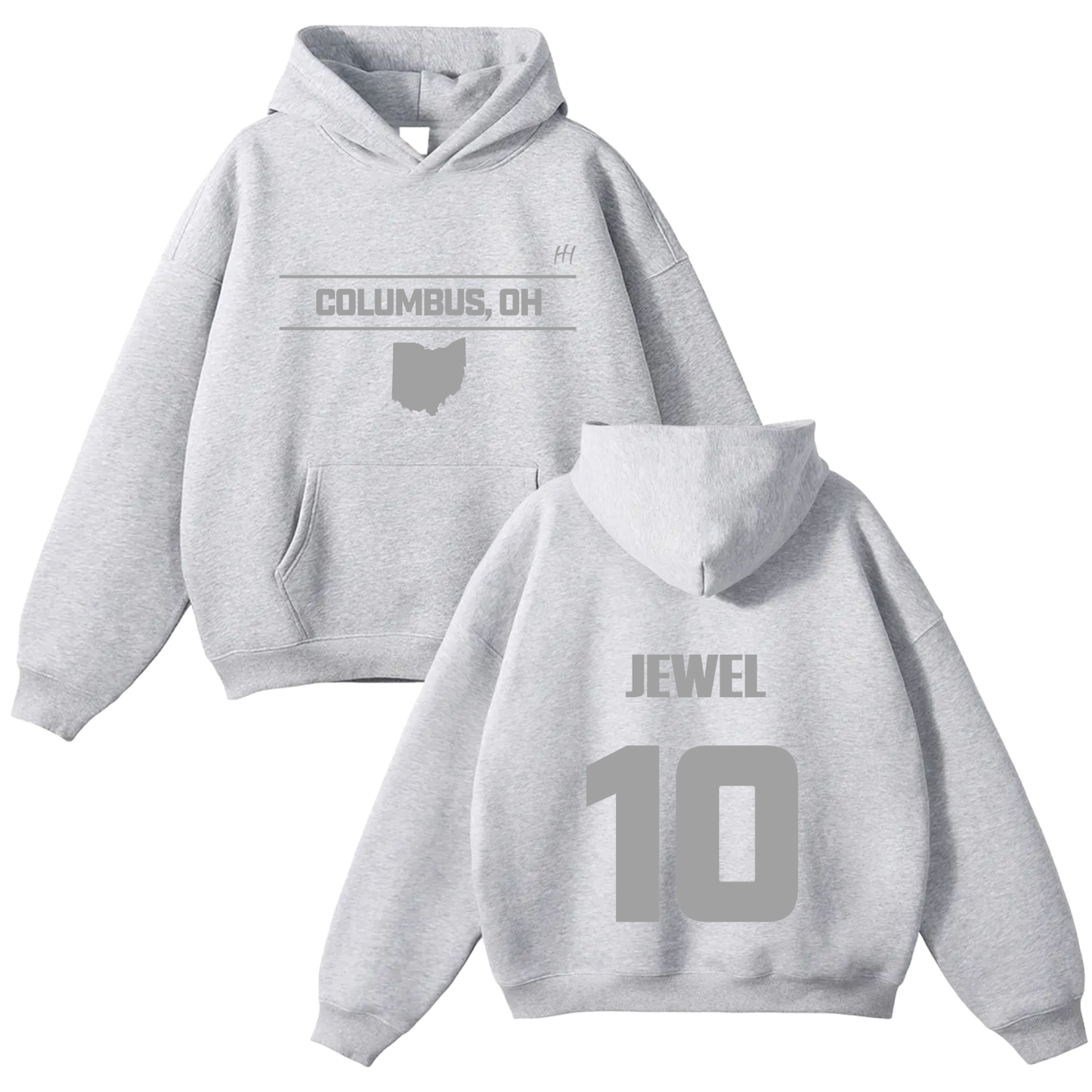 Jewel Watkins Oversize Fleeced Hoodie