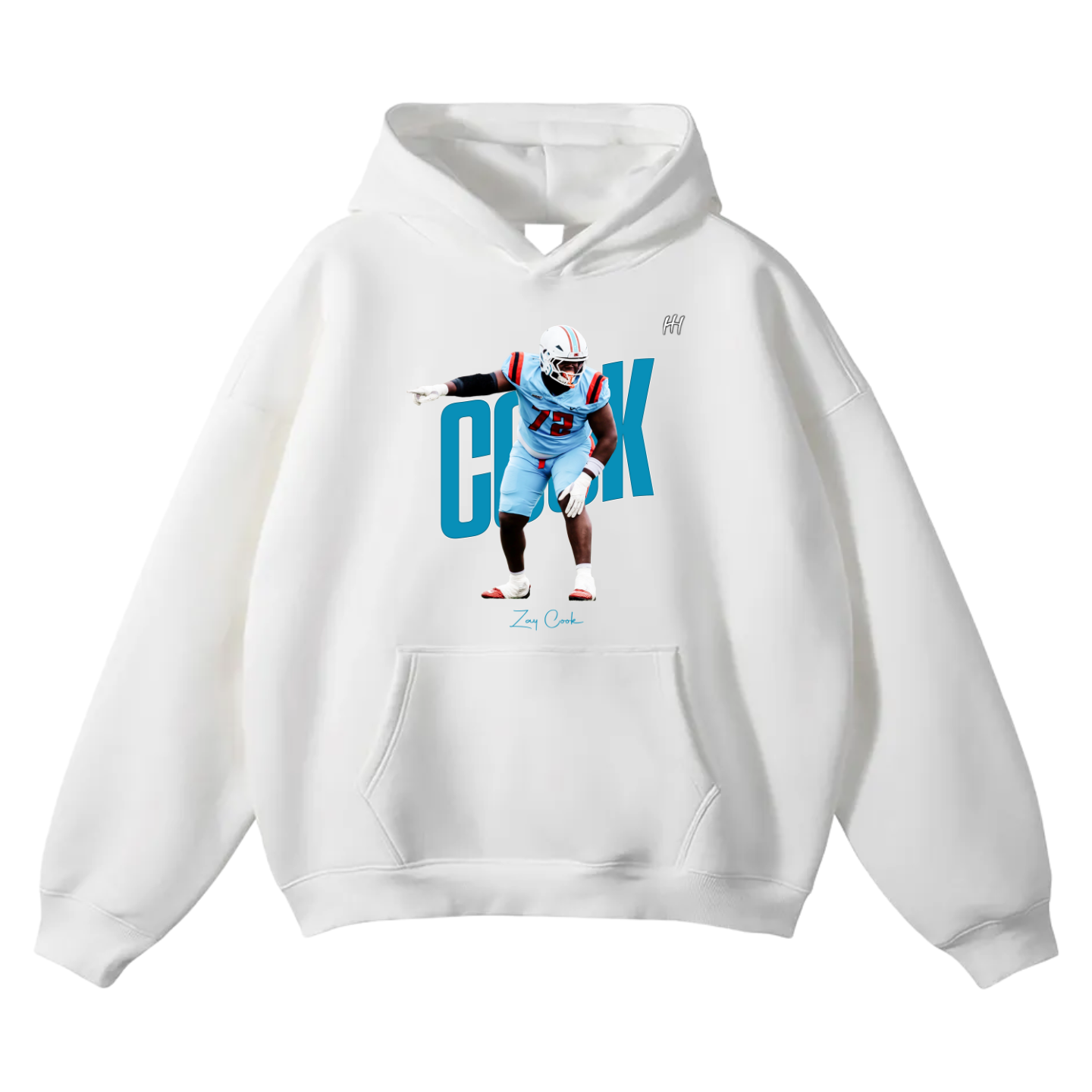 Zay Cook Oversize Fleeced Hoodie
