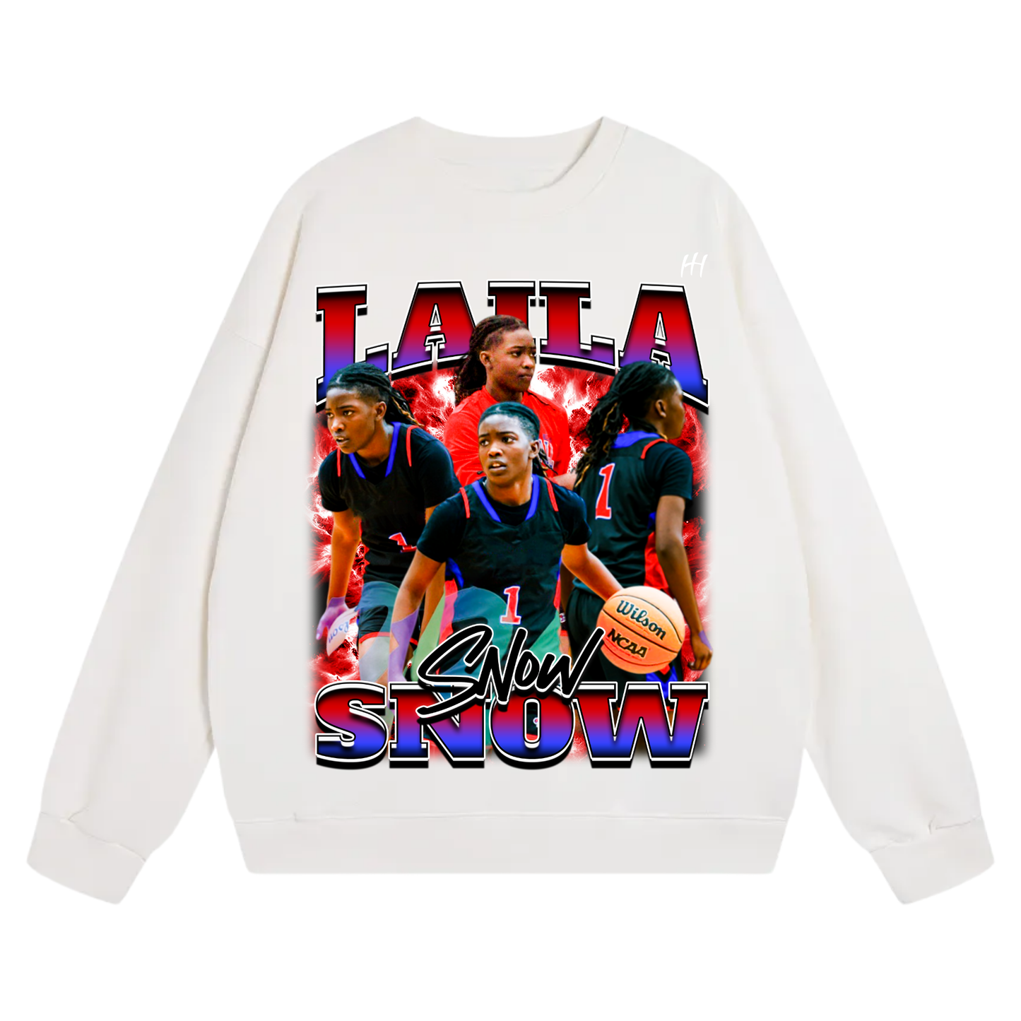 Laila Snow Heavyweight Crewneck Sweatshirt