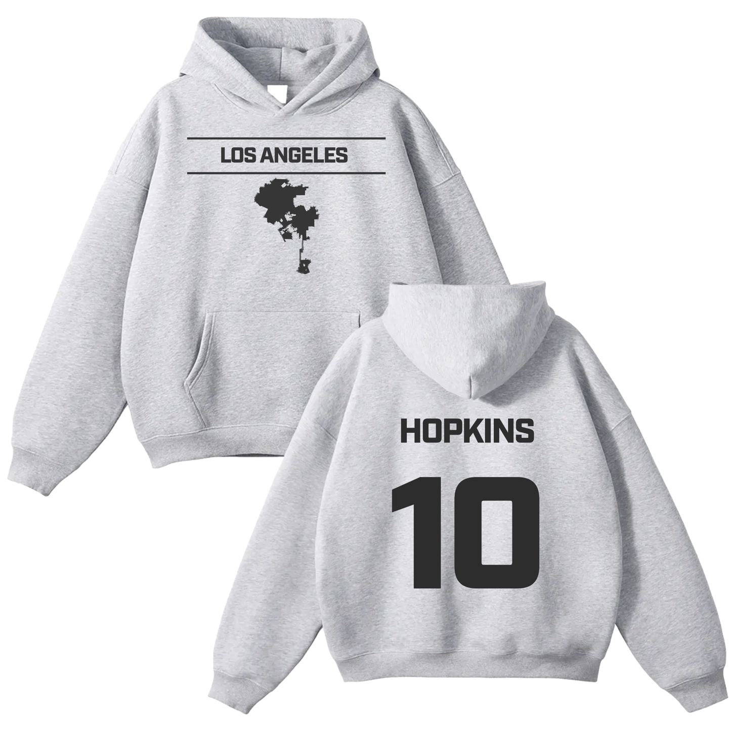 Nick Hopkins Oversize Fleeced Hoodie