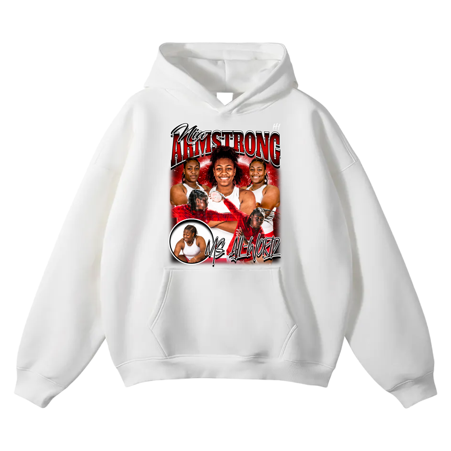 Nia Armstrong Oversize Fleeced Hoodie