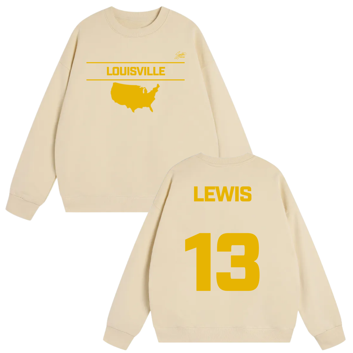 Dandre Lewis Heavyweight Crewneck Sweatshirt