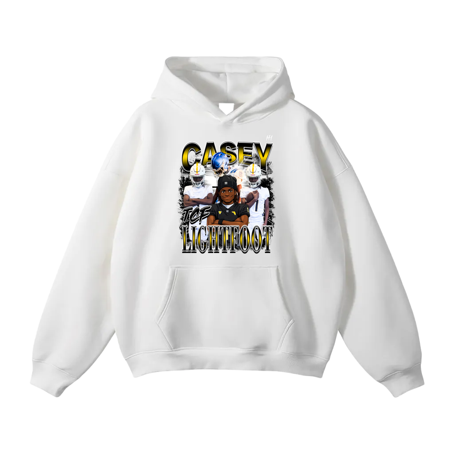 Casey lightfoot Oversize Fleeced Hoodie